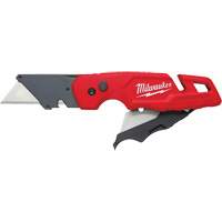 FASTBACK Folding Utility Knife with Blade Storage, Metal Handle Duraquip Inc