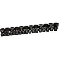 Jeu de douilles SAE &agrave; 6 pans, 29 Mcx, Chocs, Prise de 3/4" Duraquip Inc
