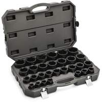 Jeu de douilles SAE &agrave; 6 pans, 29 Mcx, Chocs, Prise de 3/4" Duraquip Inc