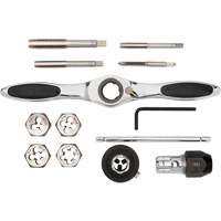 Jeu de tarauds et fili&egrave;res SAE &agrave; cliquet, 13 Morcea Duraquip Inc