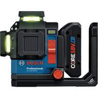 Laser dalignement/nivellement 360 connect&eacute; &agrave; faisceau vert &agrave; trois points Duraquip Inc