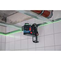 Laser dalignement/nivellement 360 connect&eacute; &agrave; faisceau vert &agrave; trois points Duraquip Inc