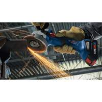 Brushless Angle Grinder with Slide Switch, 4-1/2" Wheel, 18 V Duraquip Inc
