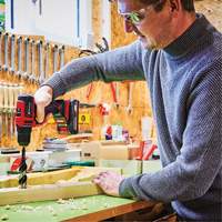 Cordless Drill/Driver Kit, Lithium-Ion, 18 V, 3/8" Chuck, 354 in-lbs Torque Duraquip Inc