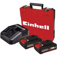 Professional Cordless Hammer Drill/Driver Kit, 1/2" Chuck, 18 V Duraquip Inc