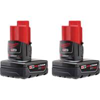 M12 REDLITHIUM XC4.0 Batteries, Lithium-Ion, 12 V, 4 Ah Duraquip Inc