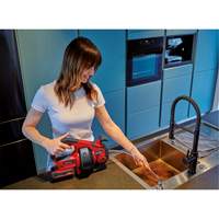 TE-DA 18/760 Li 18V Cordless Drain Auger (Tool Only), Powered, 25' Cable Length, 1/4" Cable Diameter Duraquip Inc