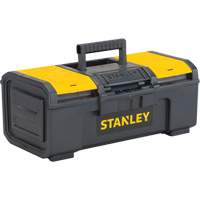 Boîte &agrave; outils, 16" la x Noir/Jaune Duraquip Inc