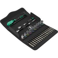 Jeu de cl&eacute; &agrave; cliquet SA 15 Zyklop Comfort avec levier dinversion, 28 Mcx, Prise de 1/4" Duraquip Inc
