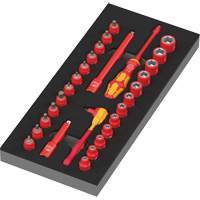 Foam Insert 8007 A VDE Zyklop VDE Ratchet Set 1, 1000 V, 30 Pcs Duraquip Inc