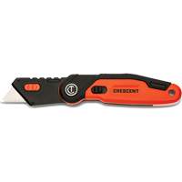 Couteau utilitaire pliant, 1" lame, lame en Acier, poign&eacute;e en Aluminium Duraquip Inc