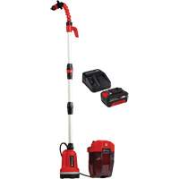 Pompe &agrave; eau propre pour baril de pluie sans fil avec batterie 4 Ah et ensemble de d&eacute;part de chargeur, 18 V, 792,5 gal./min Duraquip Inc