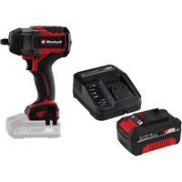 Professional Cordless Impact Wrench with 4Ah PXC Battery & Charger Starter Kit, 18 V, 1/2" Socket Duraquip Inc