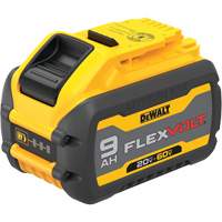 FLEXVOLT&reg; Battery, Lithium-Ion, 20 V/60 V, 9 Ah Duraquip Inc