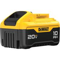 Max* Battery Pack, Lithium-Ion, 20 V, 10 Ah Duraquip Inc
