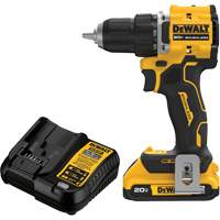 Ensemble visseuse-perceuse sans fil et sans balai ATOMIC COMPACT SERIES, Lithium-ion, 20 V, Mandrin 1/2" Duraquip Inc