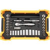 Jeu d'outils 3/8" & 1/2" pour m&eacute;canicien avec plateau & couvercle TOUGHSYSTEM 2.0 Duraquip Inc