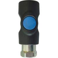 Raccord industriel rapide TOPQUIK S1, Composite en polyester/Acier inoxydable, 1/4", NPT femelle, 174 PSI Duraquip Inc
