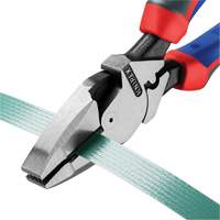 High Leverage Lineman's Pliers New England with Fish Tape Puller, Crimper & KNIPEXTEND Handle Duraquip Inc