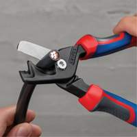 StepCut&reg; XL Cable Shears with KNIPEXTEND Handle, 9" Duraquip Inc