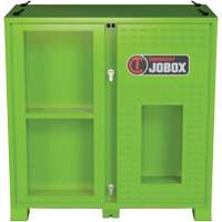Ventilated Onsite PPE Storage Cabinet, Steel, High-Visibility Lime Green Duraquip Inc