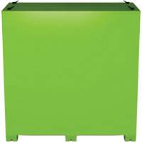 Ventilated Onsite PPE Storage Cabinet, Steel, High-Visibility Lime Green Duraquip Inc