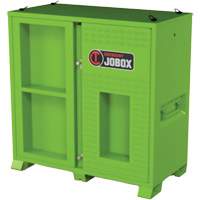 Ventilated Onsite PPE Storage Cabinet, Steel, High-Visibility Lime Green Duraquip Inc