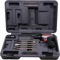 Marteau pneumatique robuste avec burins, 16,2 pi³/min, 1/4" NPT, 3330 coups/min, 3/4" x 2-1/2" (19,05 mm x 63,5 mm) Duraquip Inc