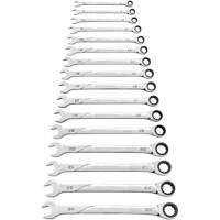 Jeu de cl&eacute;s 120XP Universal Spline XL, Combinaison &agrave; cliquet, 16 morceaux, M&eacute;trique Duraquip Inc