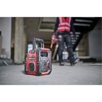 TE-CR 18 Li DAB+/FM/BT Cordless Radio (Tool Only), Lithium-Ion, 18 V Duraquip Inc