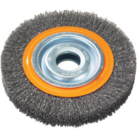 Brosse rotative, 7" dia., Fils 0,118", Arbre 1-1/4" Duraquip Inc