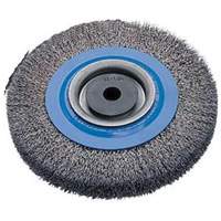 Brosses rotatives &agrave; fils torsad&eacute;s d'&eacute;tabli, 6" dia., Fils 0,0118", Arbre 1/2" - 1-1/4" Duraquip Inc