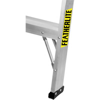 Industrial-Duty Sawhorse, 2' H x 31.9375" W x 23.50" D, 300 lbs. Capacity, Aluminum Duraquip Inc