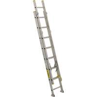 Industrial Heavy-Duty Extension Ladders, 300 lbs. Cap., 13' H, Grade 1A Duraquip Inc