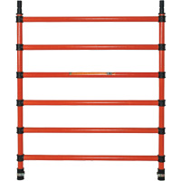 Composants pour &eacute;chafaudages la tour en fibre de verre, Montant d'extr&eacute;mit&eacute;, 47" la x 60" h Duraquip Inc