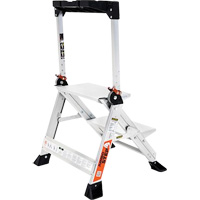 Jumbo Step Ladder, 1.5', Aluminum, 375 lbs. Capacity, Type 1AA Duraquip Inc