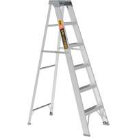 Step Ladder, 6', Aluminum, 225 lbs. Capacity, Type 2 Duraquip Inc