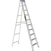 Step Ladder, 10', Aluminum, 225 lbs. Capacity, Type 2 Duraquip Inc