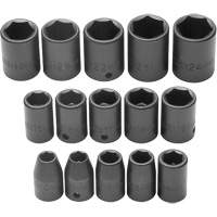 Jeu de douilles, Chocs, Prise 1/2", 6 pans Duraquip Inc