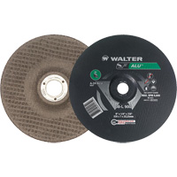 Aluminium Depressed Centre Grinding Wheels, 9" x 1/4", 7/8" Arbor, Type 27 Duraquip Inc