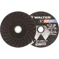 Zipcut Reinforced Cut-Off Wheel, 6" x 3/64", 7/8" Arbor, Type 1, Aluminum Oxide, 10200 RPM Duraquip Inc
