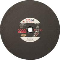 Chop Saw Wheel, 12" x 0.093"/3/32", 1" Arbor, Type 1, Aluminum Oxide, 5100 RPM WI909 | Duraquip Inc