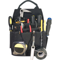 Porte-outils professionnels pour &eacute;lectricien, Porte-outil multiple, Polyester, 11 Poches Duraquip Inc