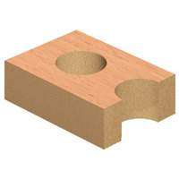 Through-Hole Carbide Tipped Drill, 2/5" Diameter Duraquip Inc