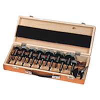 Bormax Forstner Bit Kits in a Wooden Box, 16 Pieces, High Carbon Steel Duraquip Inc