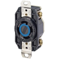 Single Flush 3-Pole 4-Wire Grounding Receptacle Duraquip Inc