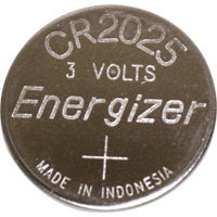 CR2025 - Lithium Batteries, 3 V Duraquip Inc
