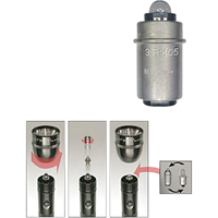 Lampes de poche Mini, DEL, 97 lumens, Piles AA Duraquip Inc