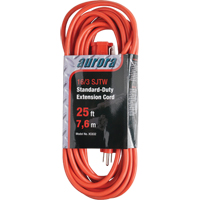 Cordon rallonge, Int&eacute;rieur/ext&eacute;rieur, SJTW, AWG 16/3, 13 A, 25' Duraquip Inc