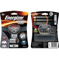 Vision HD+ Focus Headlamp, LED, 315 Lumens, 6 Hrs. Run Time, AAA Batteries Duraquip Inc